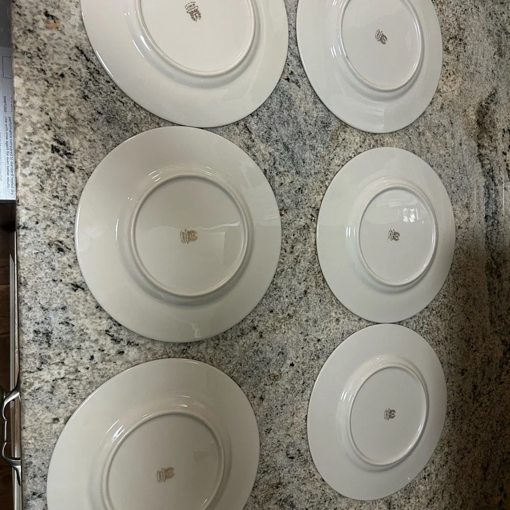 LENOX “McKinley” Pattern- 6 side salad Plates 8 1/2”